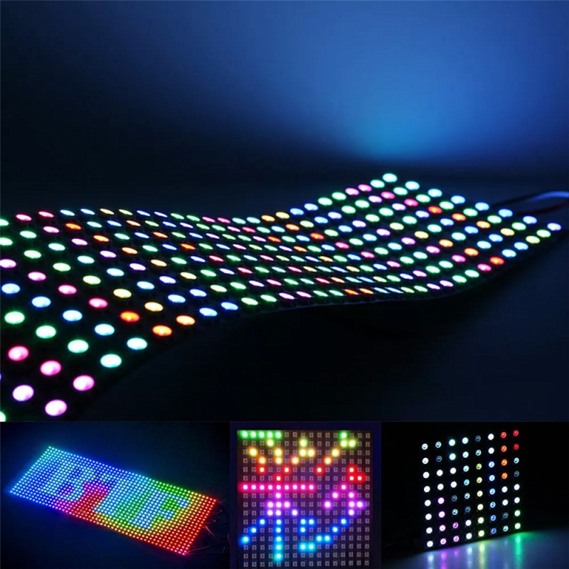 DC12V WS2815 DC5V WS2812B RGB  - Rgb Led Matrix 8X8 review and price