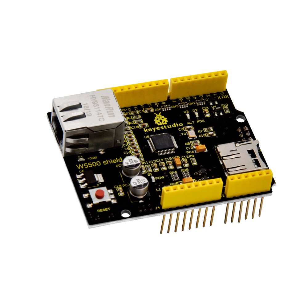 Keyestudio W5500 Ethernet Shie - Ethernet Module W5500 review and price