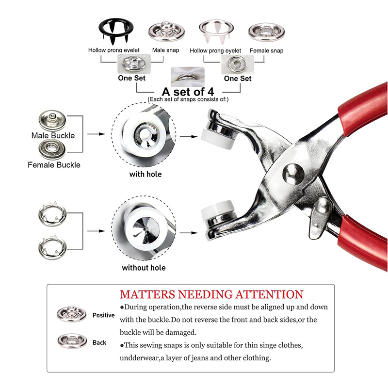 100 Sets Snap Pliers Automatic - Home Automation Diy review and price