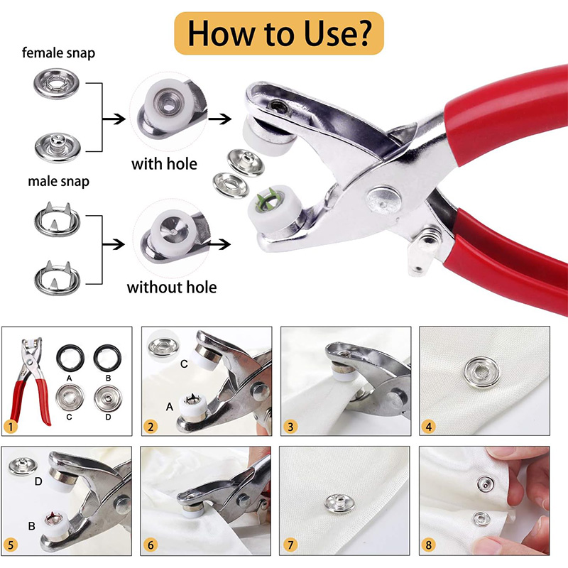 100 Sets Snap Pliers Automatic - Home Automation Diy review and price