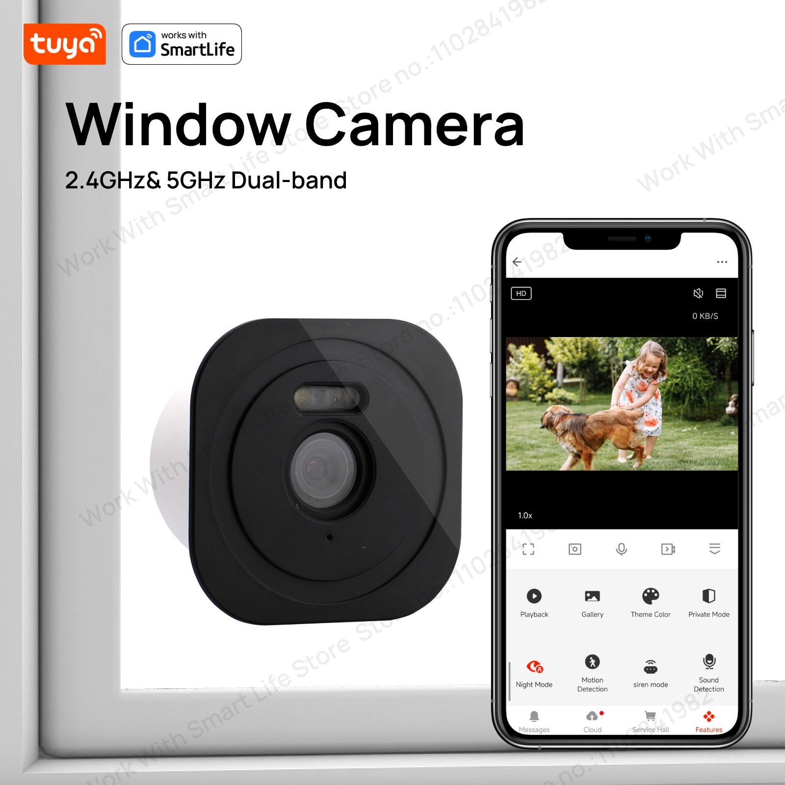 3MP 2K Tuya Window Camera,2.4G - Eufy Camera E220 review and price
