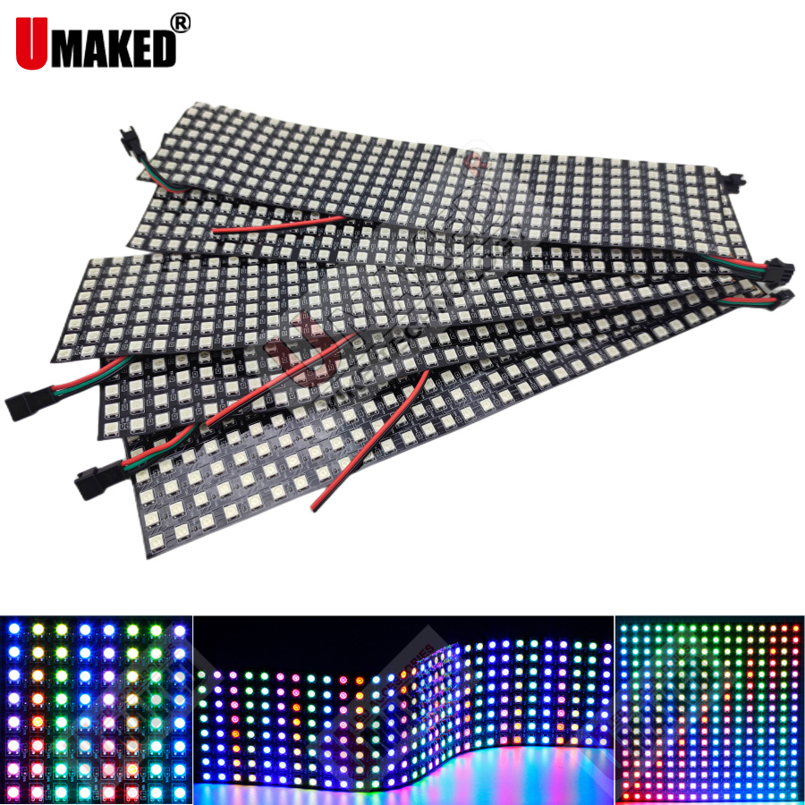 2pcs WS2812B Individually Addr - Rgb Led Matrix 8X8 review and price