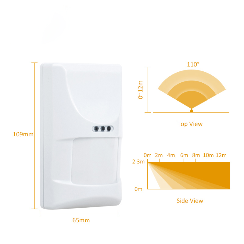 1/3pcs Wired Indoor PIR Microw - Motion Sensor Pir Wired review and price