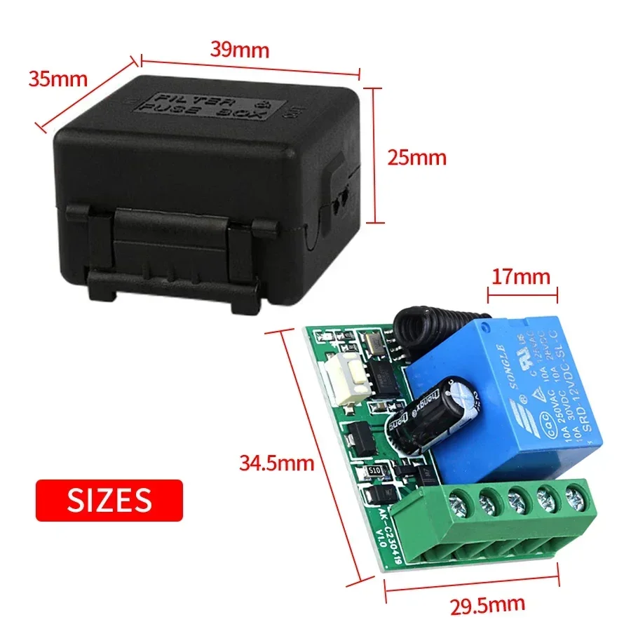 DC 12V Remote Control Smart Sw - 433Mhz Receiver Module review and price