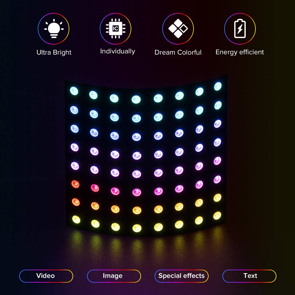 WS2812 LED 5050 RGB 8x8 64 Bit - Rgb Led Matrix 8X8 review and price